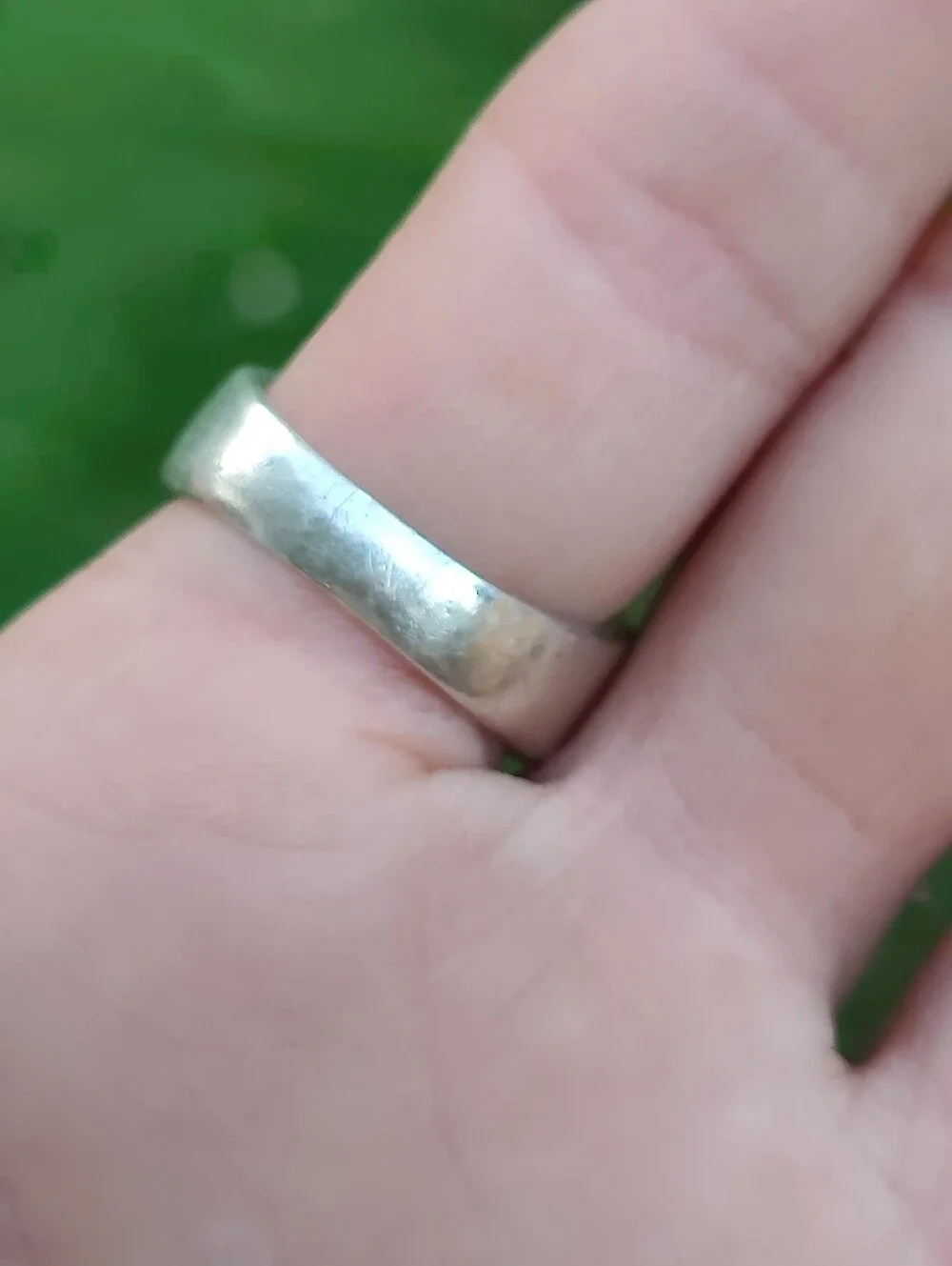 🦓 Navajo TED Ott sterling silver zebra ring